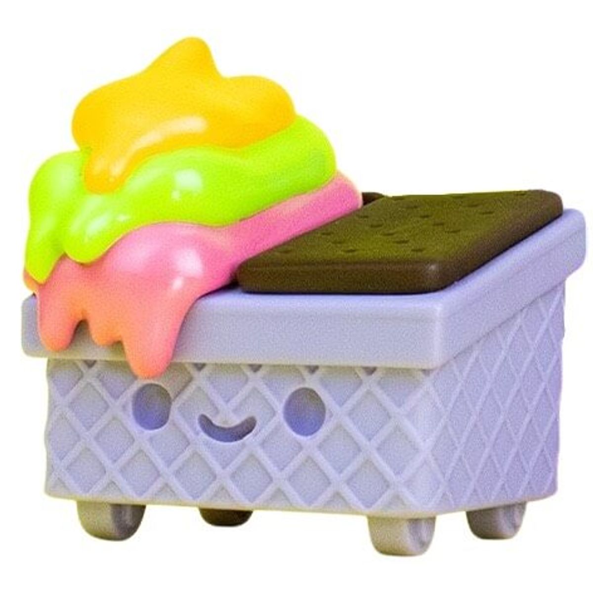 Rainbow Ube Edition Ice Cream Dumpster