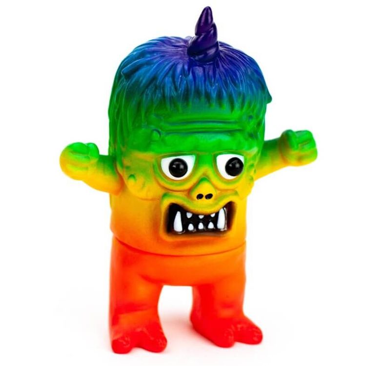 Rainbow Uglier Unicorn #2 (Blue Horn) by Rampage Toys (Jon Malmstedt)