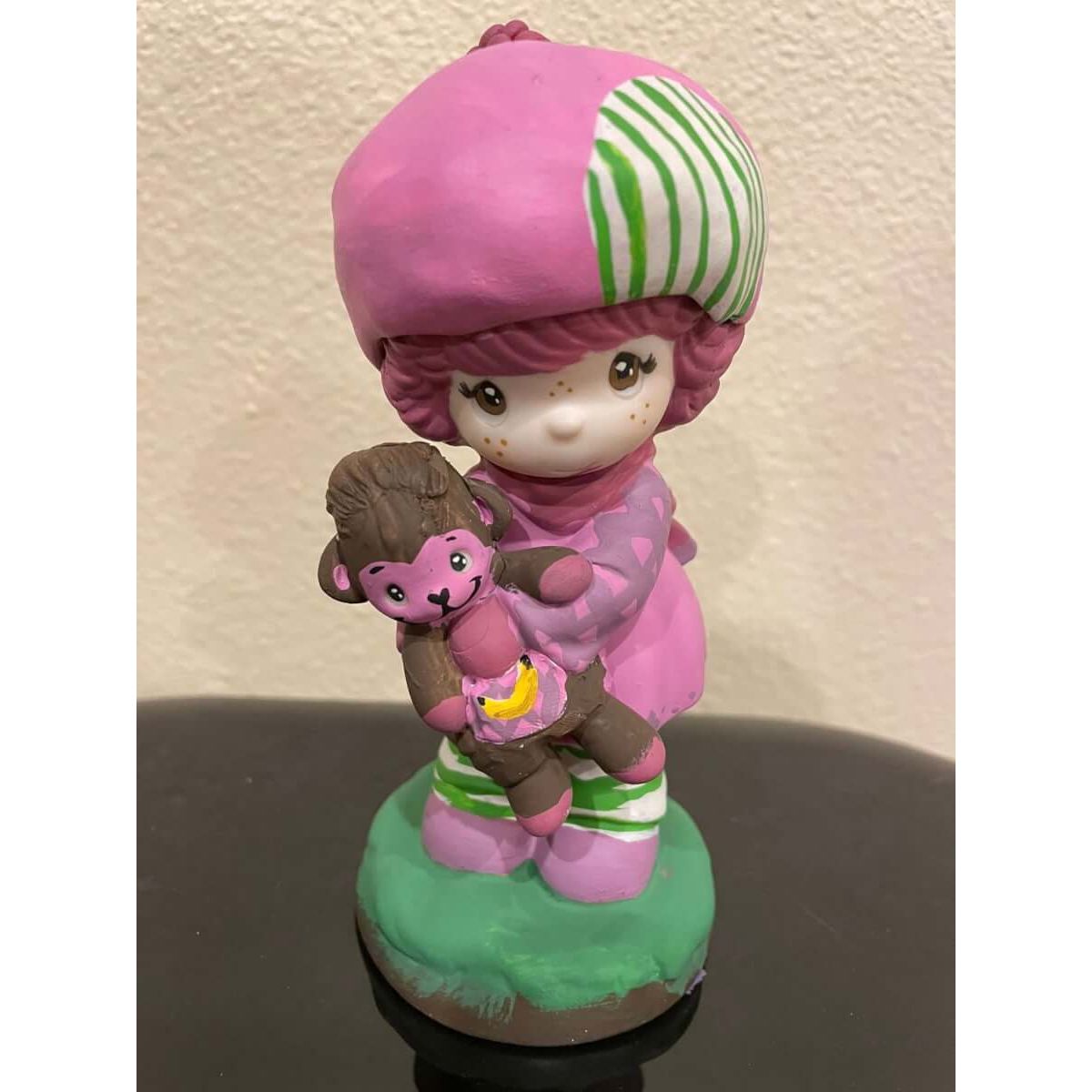 Raspberry Tart Altered Precious Moment Strawberry Shortcake fan art OOAK