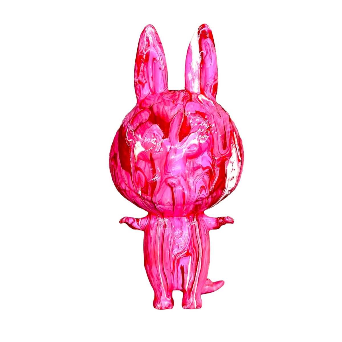 Artsy Drip Labubu Pink/Red