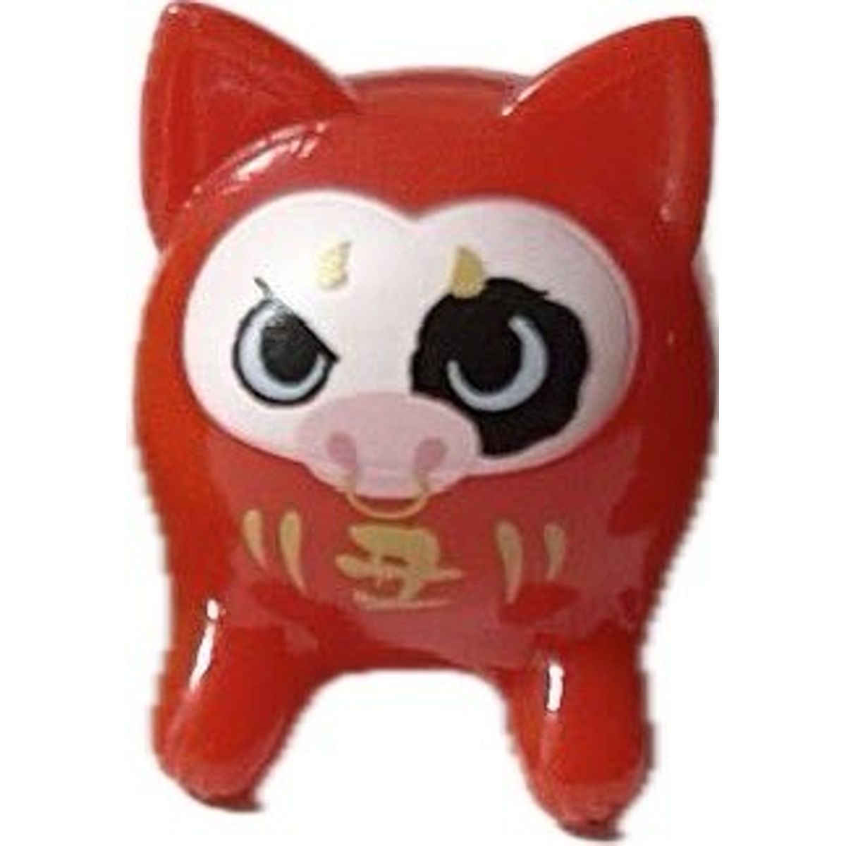 Red Cow Cat Daruma