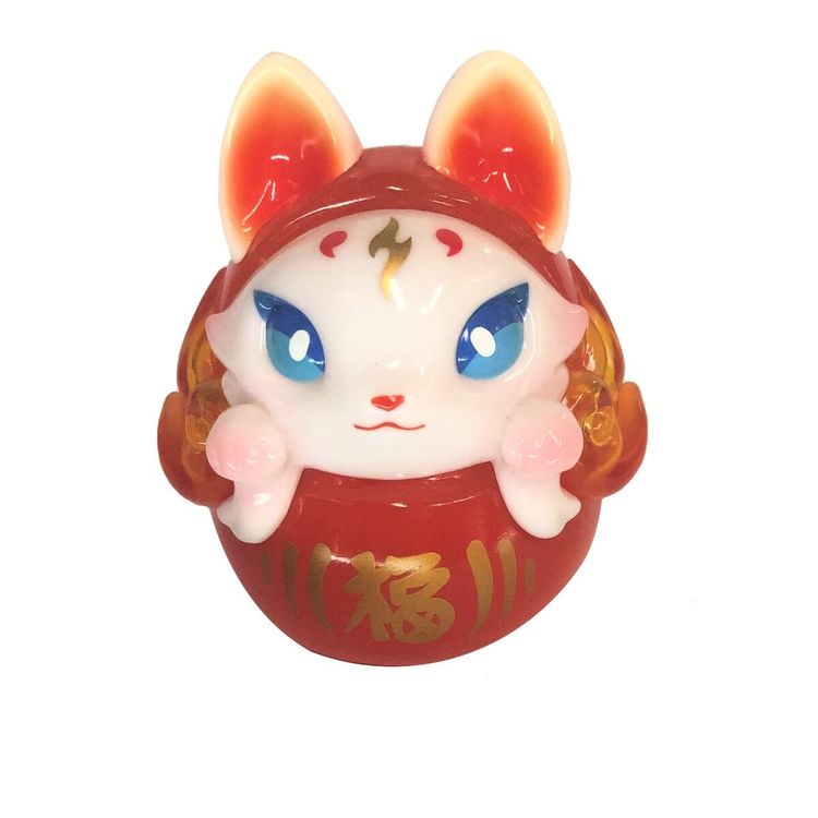 Red Daruma Phantom Fox by Genkosha