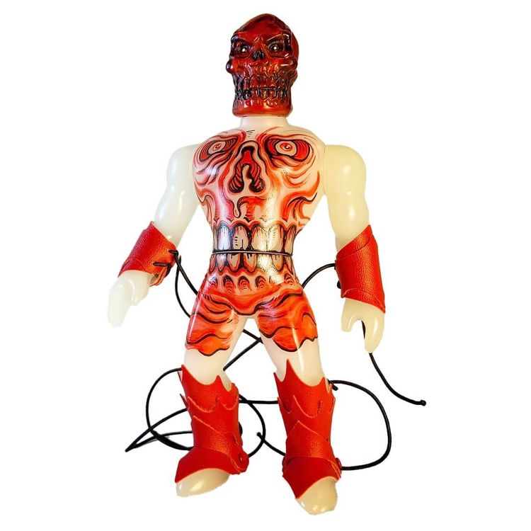 Red Deluxe Skull GID by Barbarian Rage (Scott Cherry)