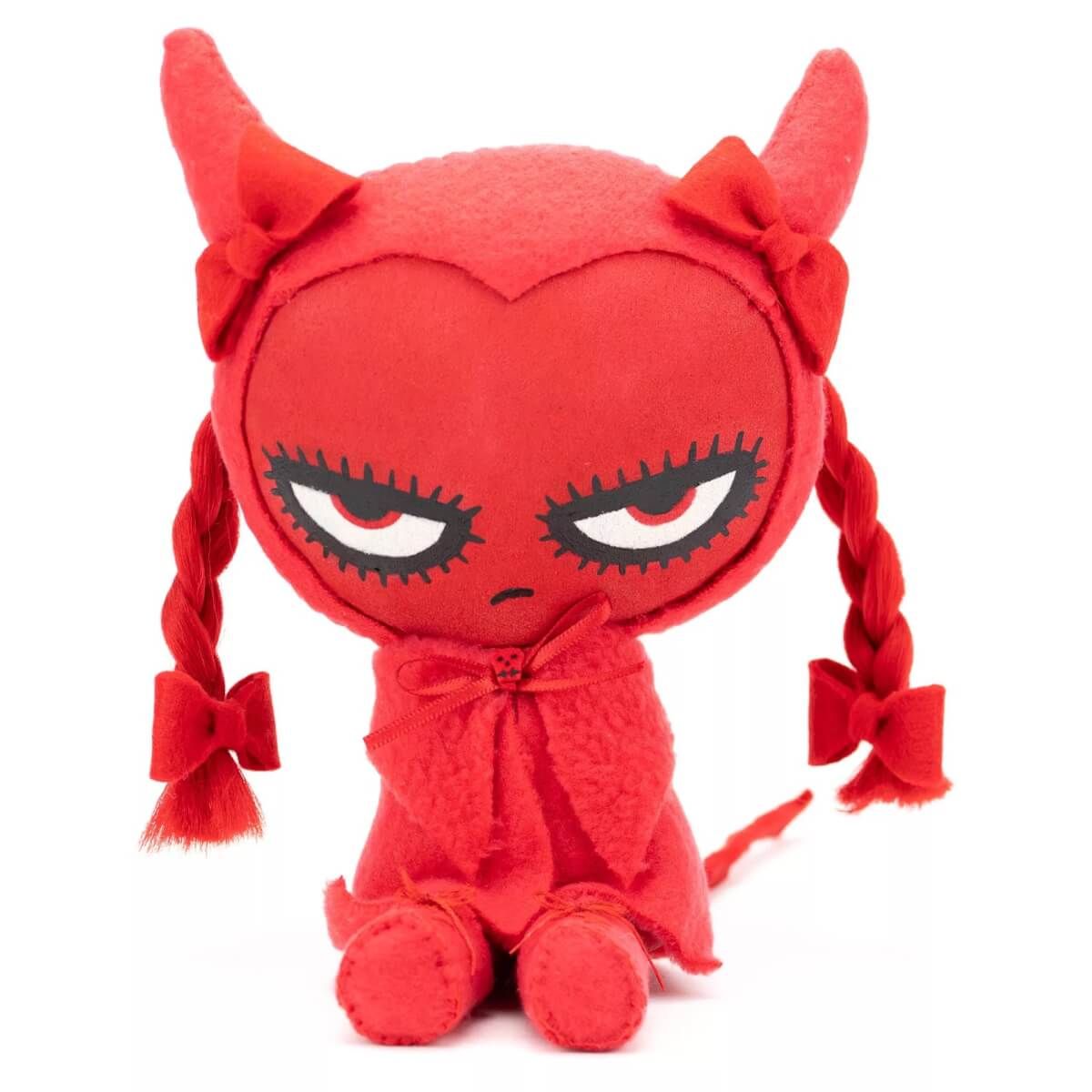 Red Devil Girl Short Braid