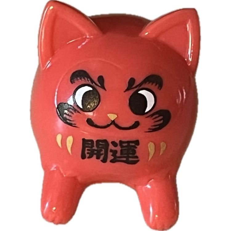 Red Good Luck Daruma Ver 1 by Konatsu Koizumi