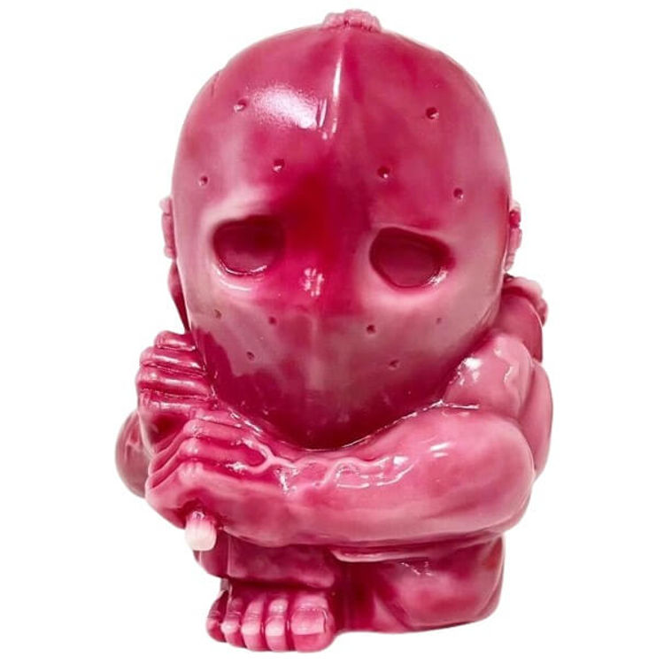 Red Marble Chibi Splatterhouse Rick by Retroband (Aaron Moreno)