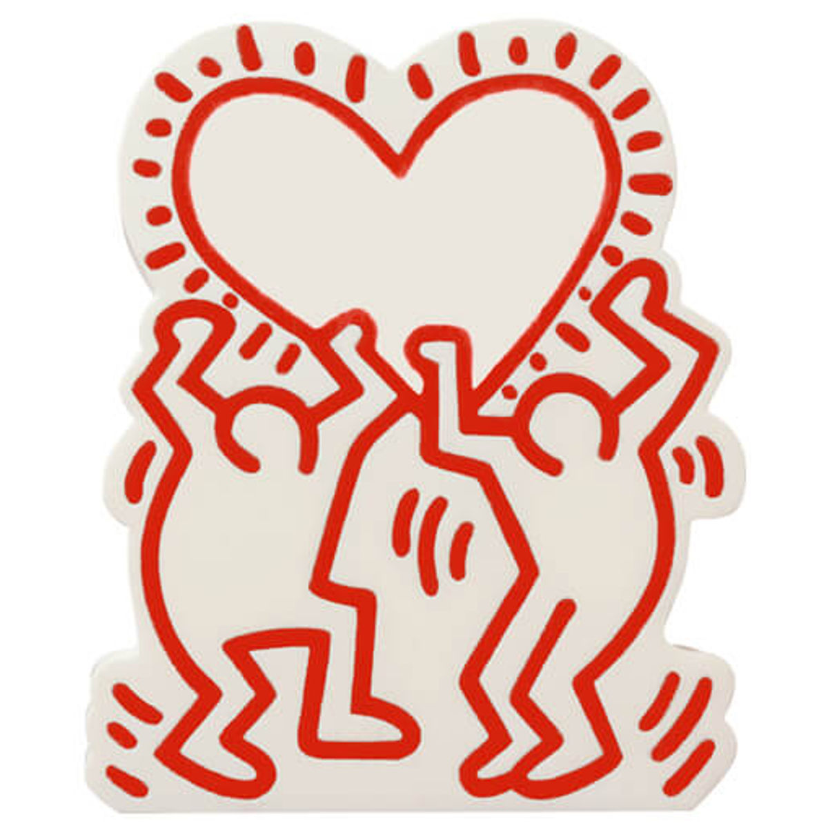 Red Outline Figures with Heart Mini VCD