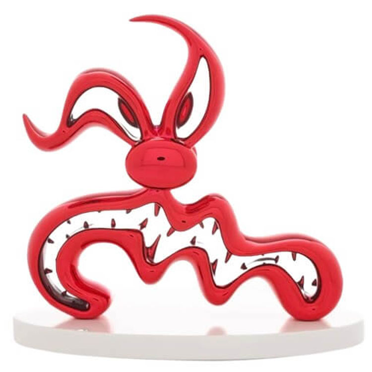 Red Scary Guy by Kenny Scharf