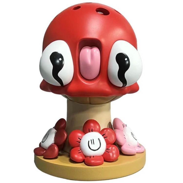 Red Shroomys by Nicky Davis 