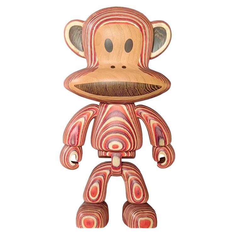 Red Wooden Julius by Hueplay Studio