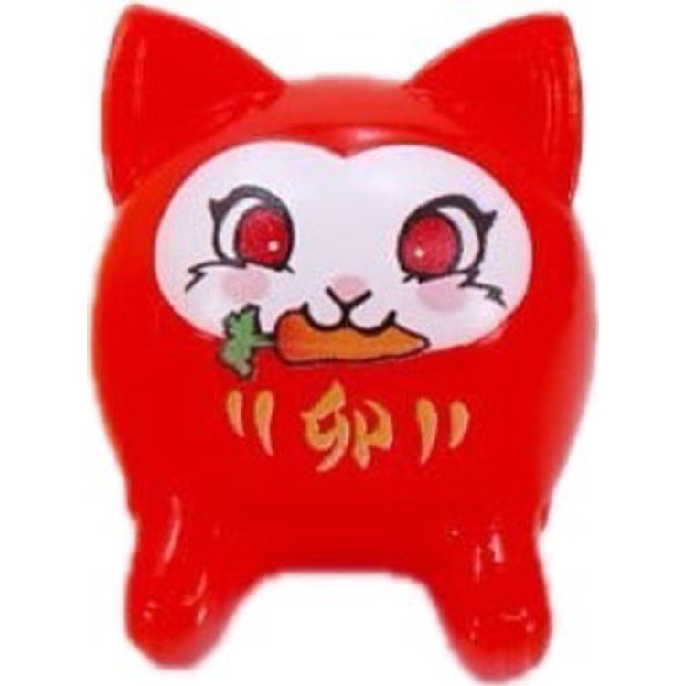 Red Rabbit Daruma by Konatsu Koizumi