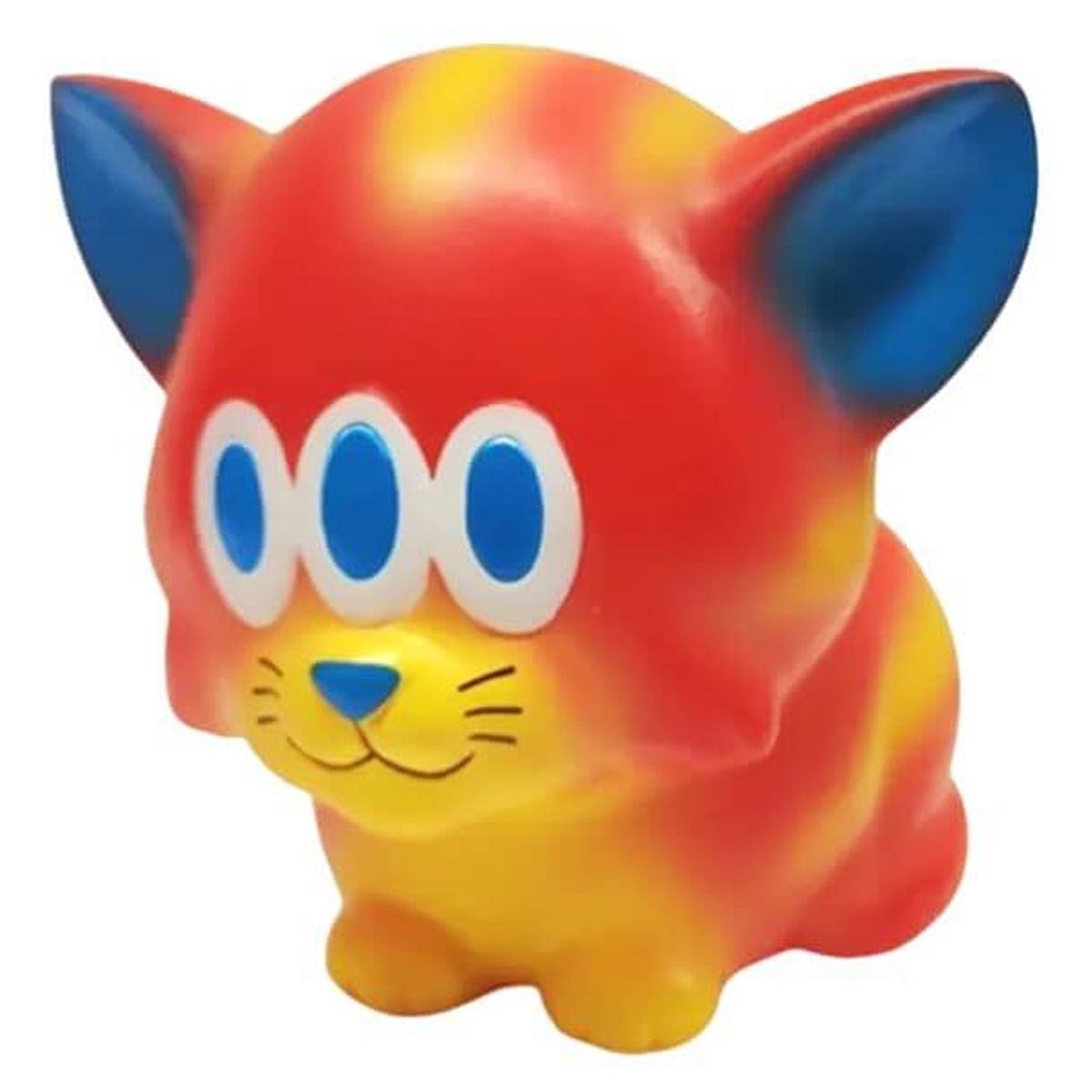 Red Yellow Calm Cat