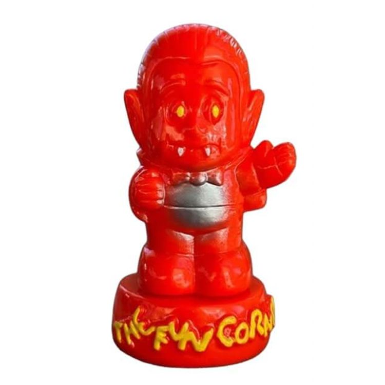 Red painted Freddy by The Fun Corner