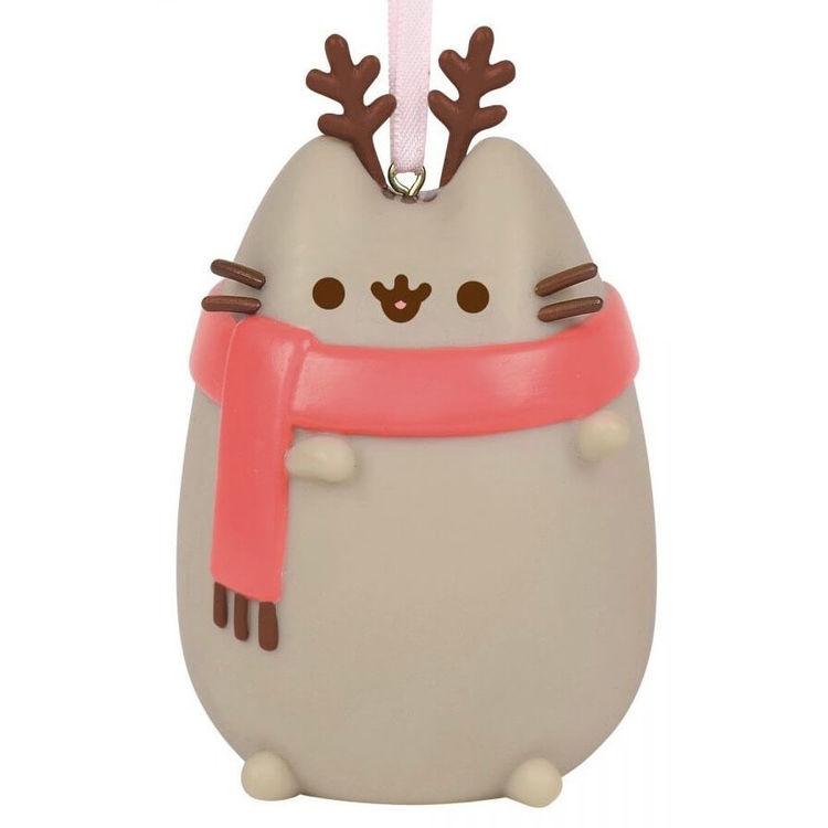 Reindeer Pusheen Ornament (Vinyl) by Andrew Duff
