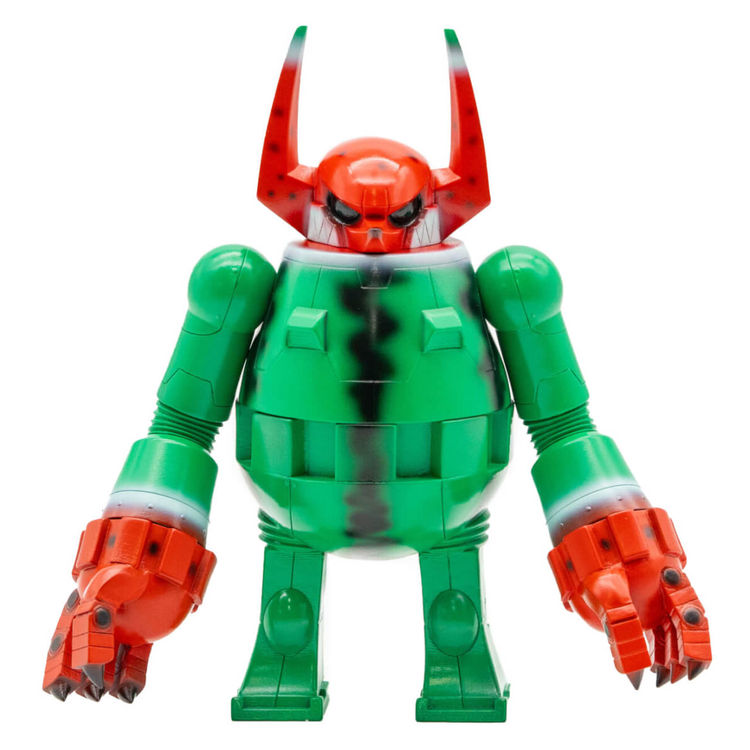 Retro Robot Watermelon by Touma