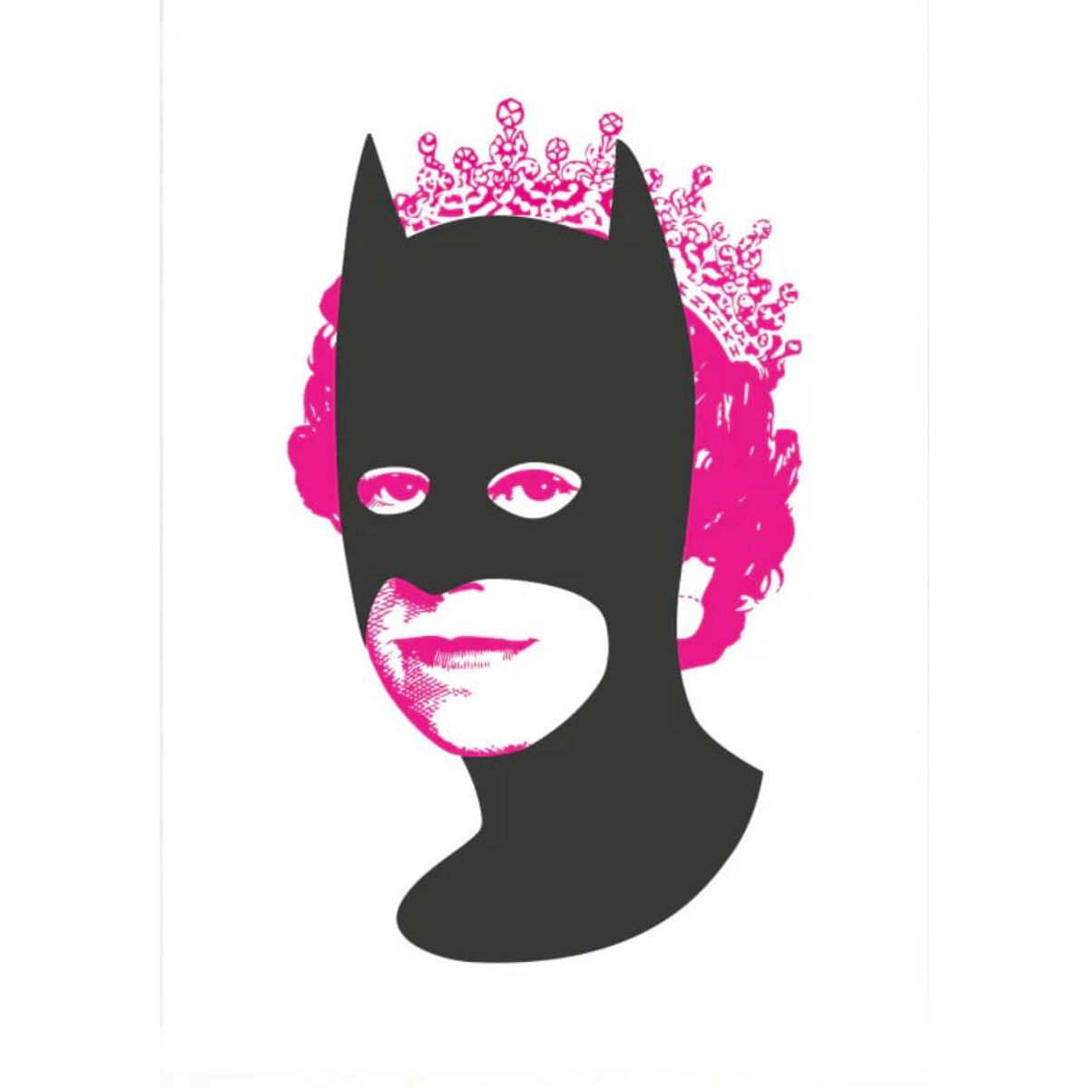 Rich Enough to be Batman - Grey and Pink 