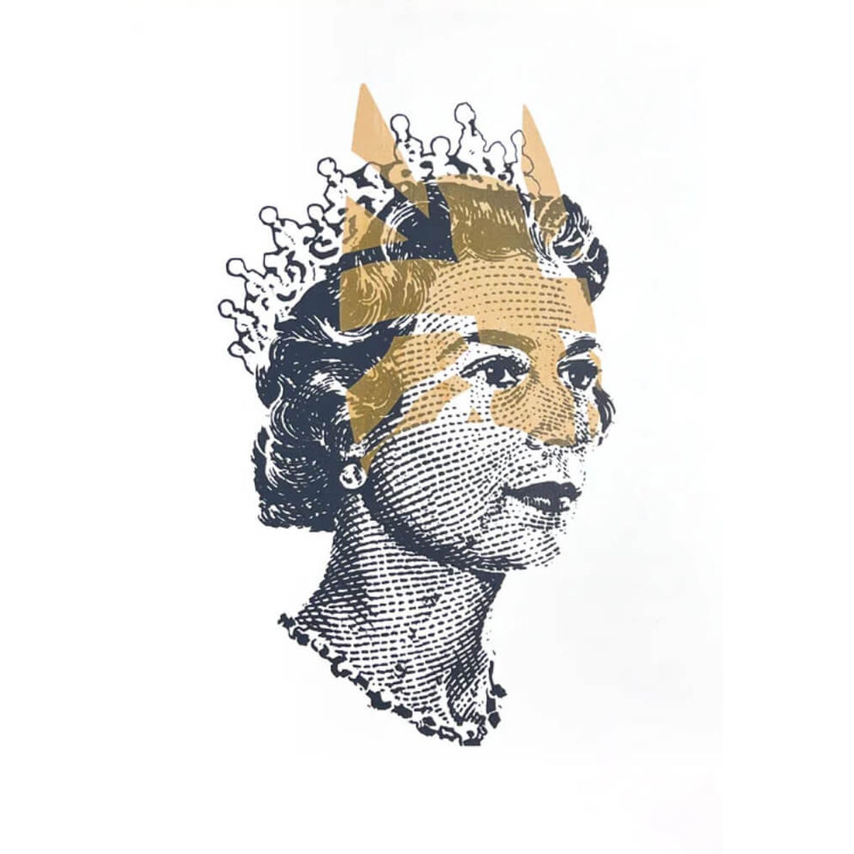 Rich Enough to be Batman - Lizzie Gold Flag