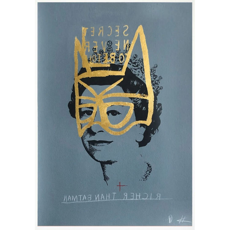Rich Enough to be Batman x David Bray Gold Leaf Edition by David Bray