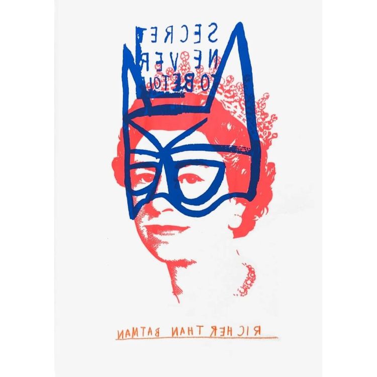 Richer than Batman x David Bray - Blue and Red edition by David Bray