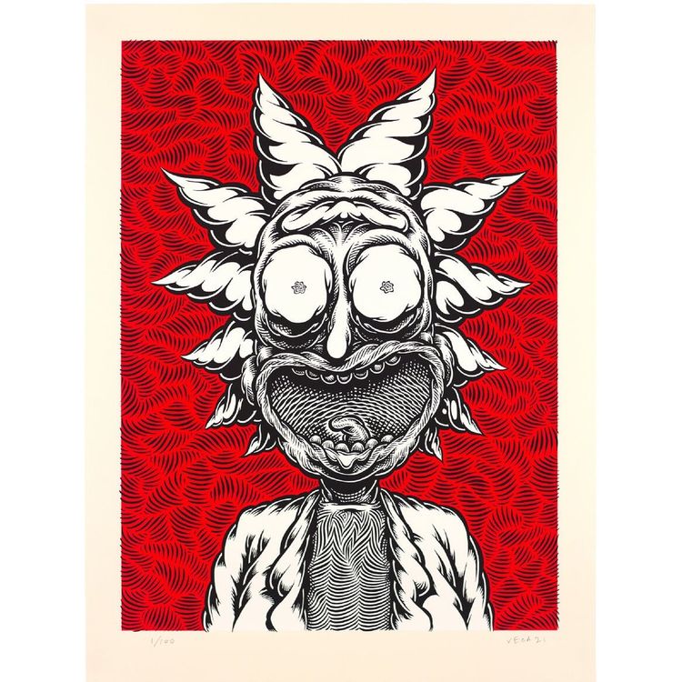 Rick (Red) by Mark Dean Veca
