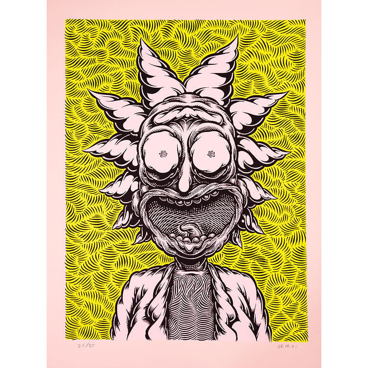 Rick (Yellow) by Mark Dean Veca
