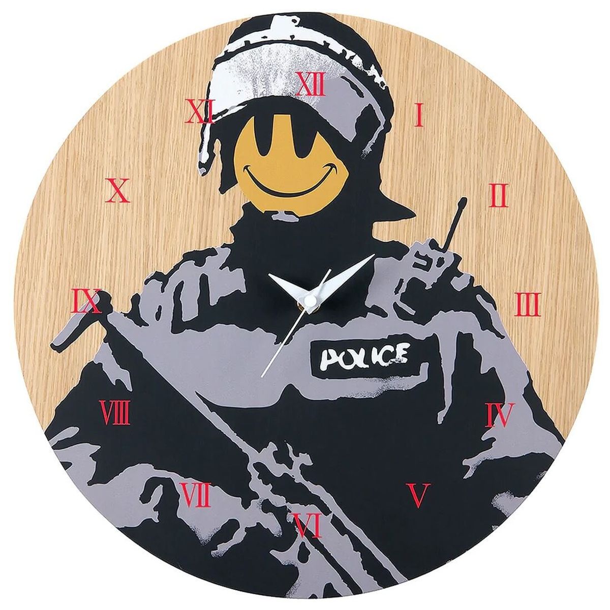 Riot Cop Wall Clock