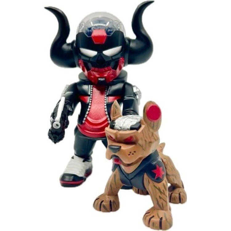 Metro CyberSkull w/K9 Ruff by Rock Ink Toys