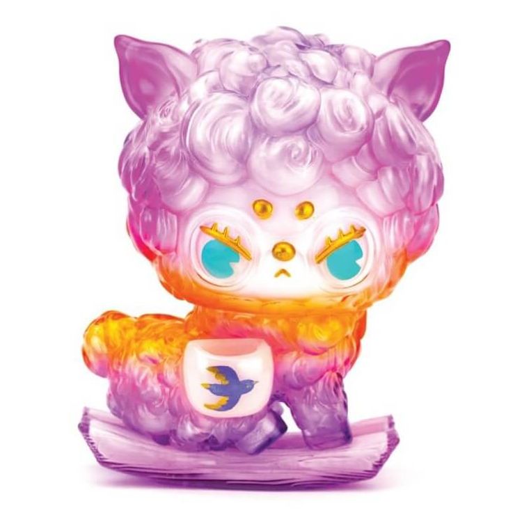 Rocking Horse Sofye Purple Orange (with GID Bird Pocket) by Lam Pei