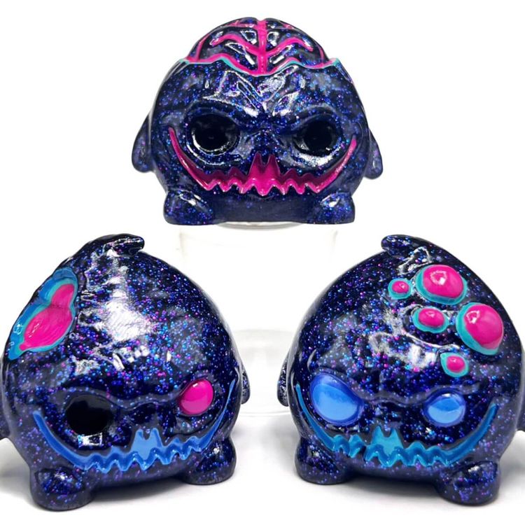 Rotty Bites (Blue Purple Glitter)  by Trash Panda Toys
