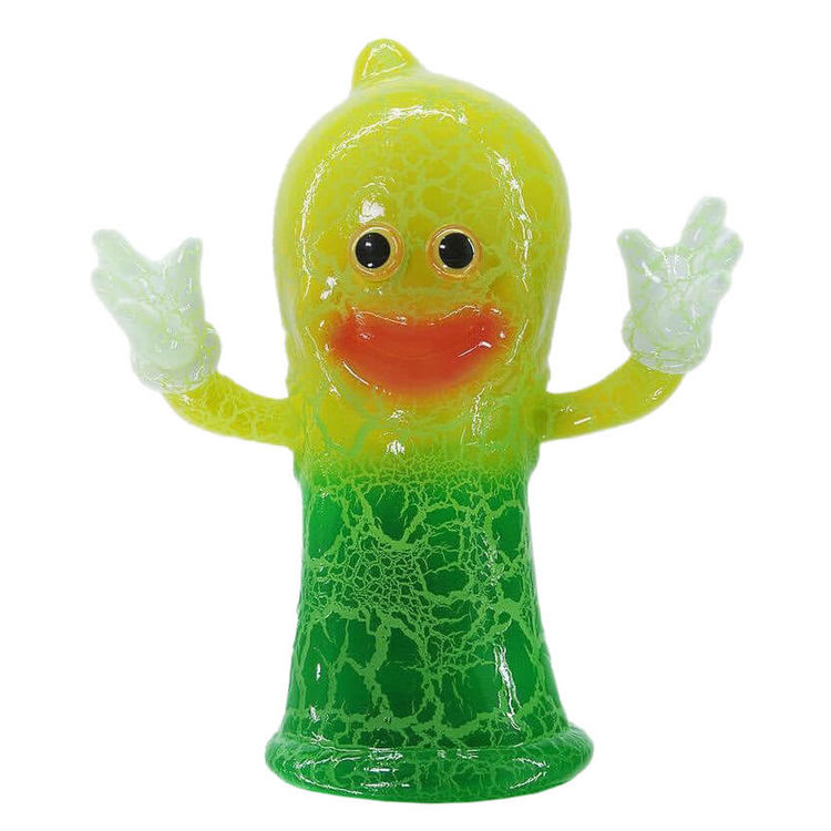 Rubber Boi GID (Yellow Green Cracked) by Painter-Net (Toshihiko Ito)