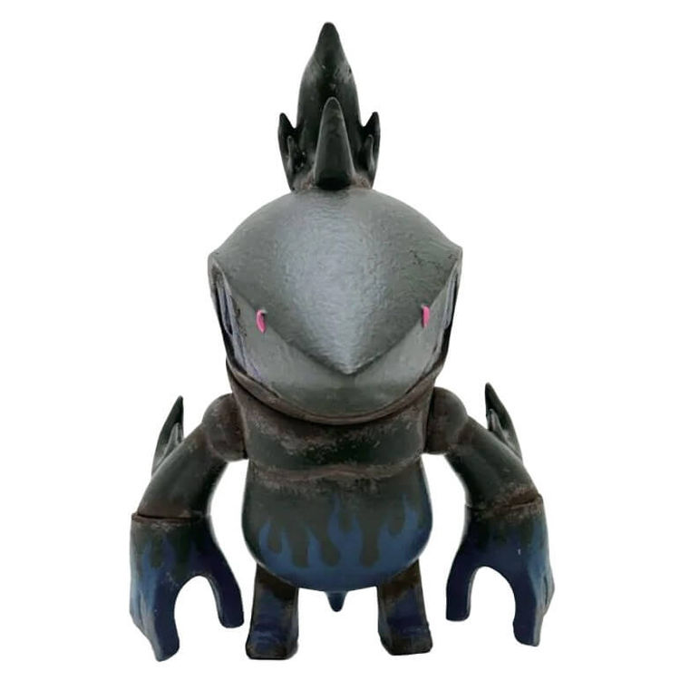 Rust Raging Shark Flames of Dark Green and Blue by Touma