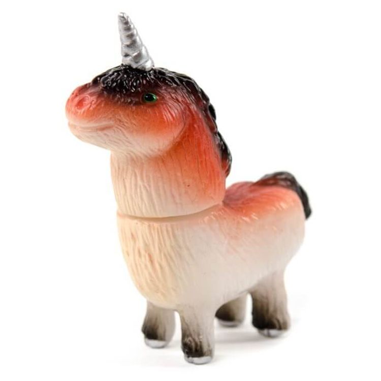 SHAGGY LITTLE UNICORN (BROWN) by Rampage Toys (Jon Malmstedt)