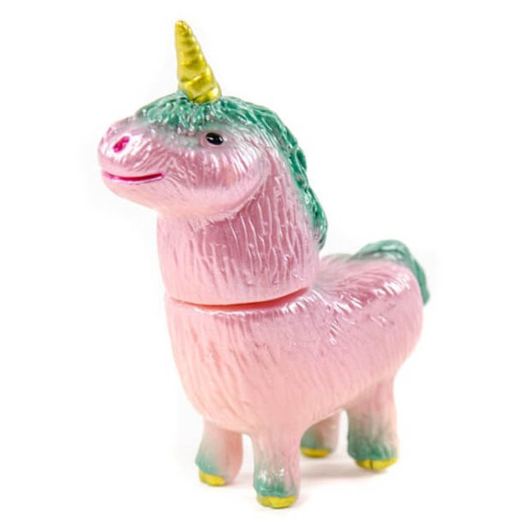 SHAGGY LITTLE UNICORN (GREEN) by Rampage Toys (Jon Malmstedt)