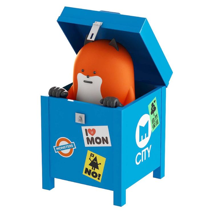 SML Mini Box Foxmon by Sticky Monster Lab