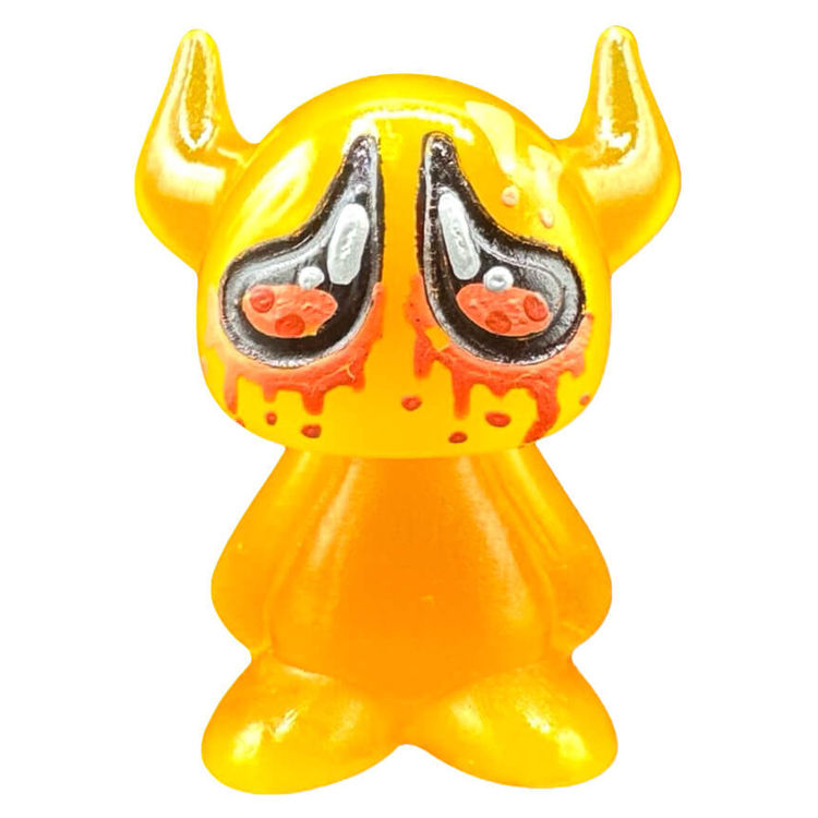 Sad Cartoon Orange GID Mini by TJP