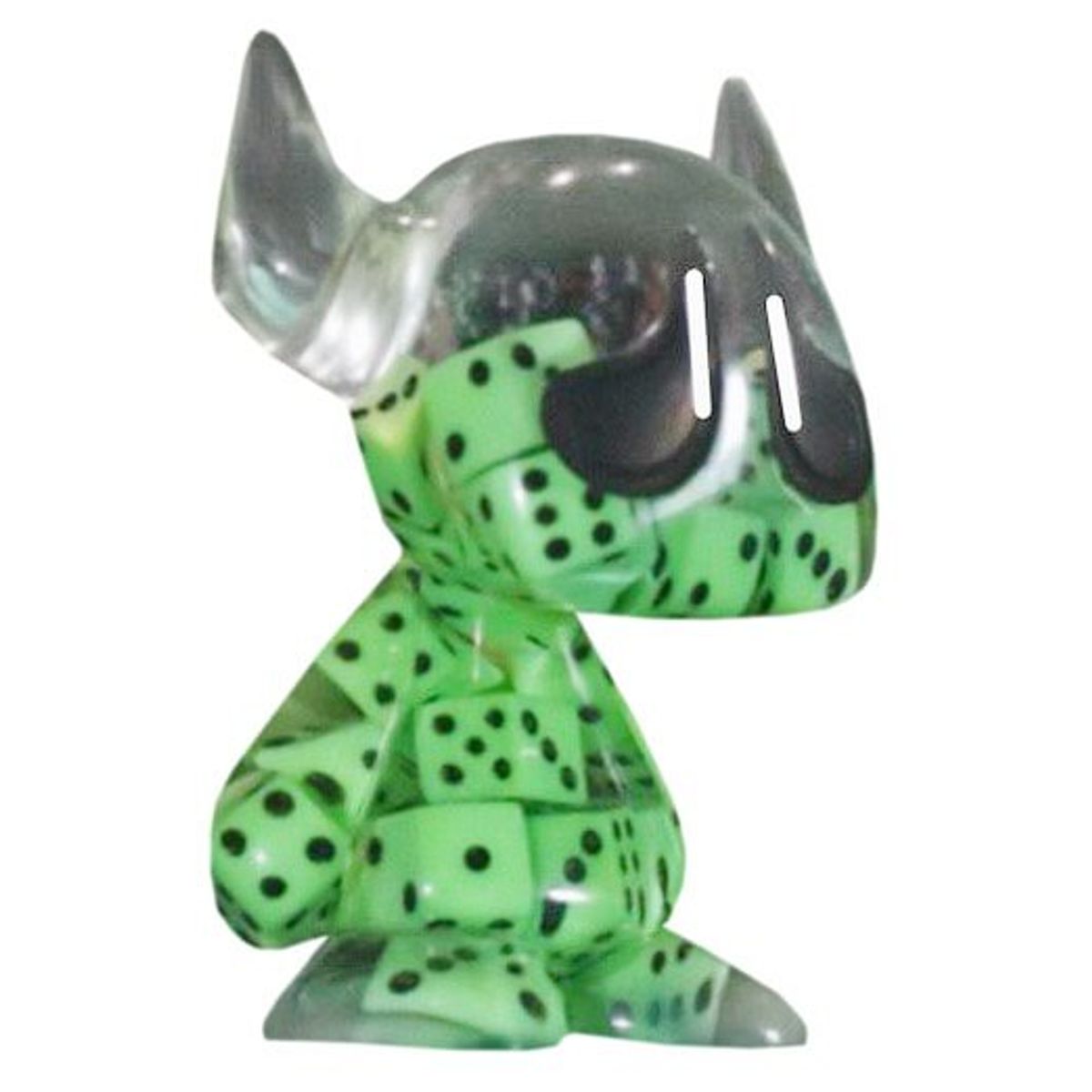 Sad Cartoon Snake Eyes Green