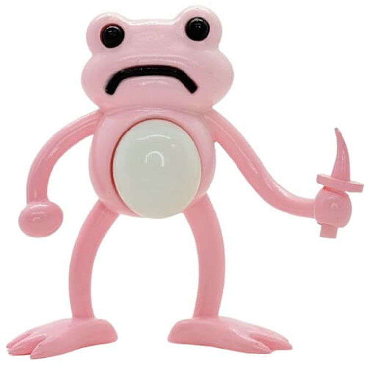 Sad Frog Pink by Bits