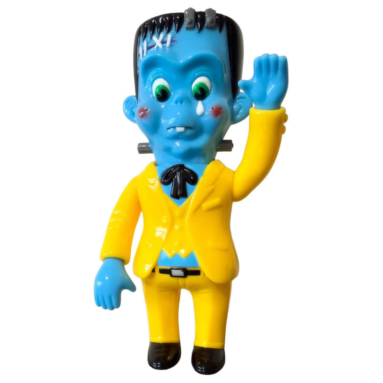 Sad Lil Franky Blue Yellow by Knuckle (Little Chop Design)