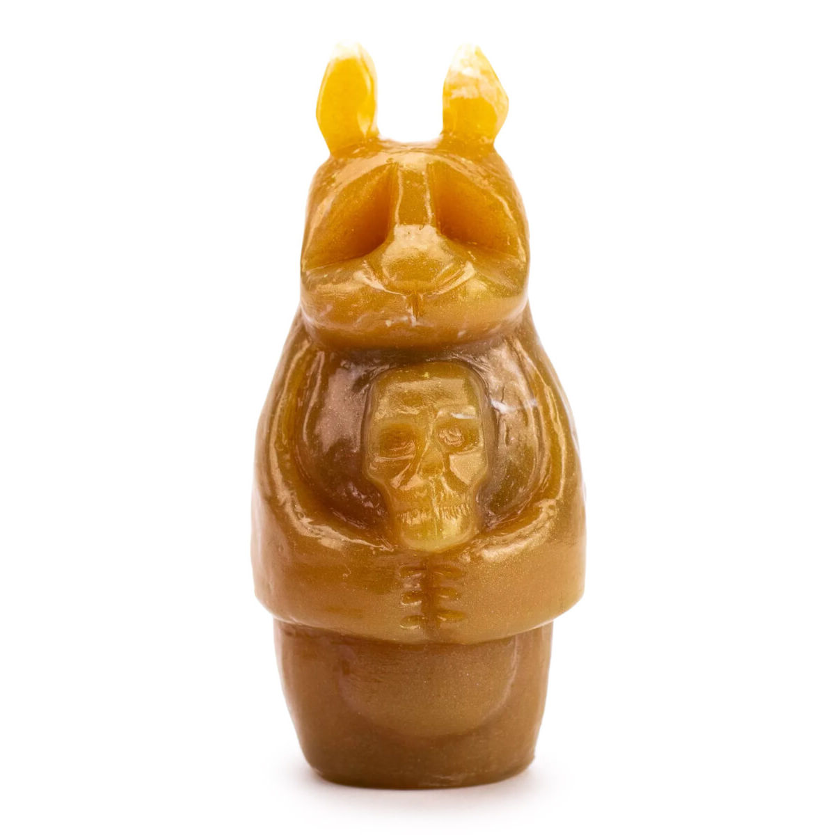 Sad Panda Golden Skull