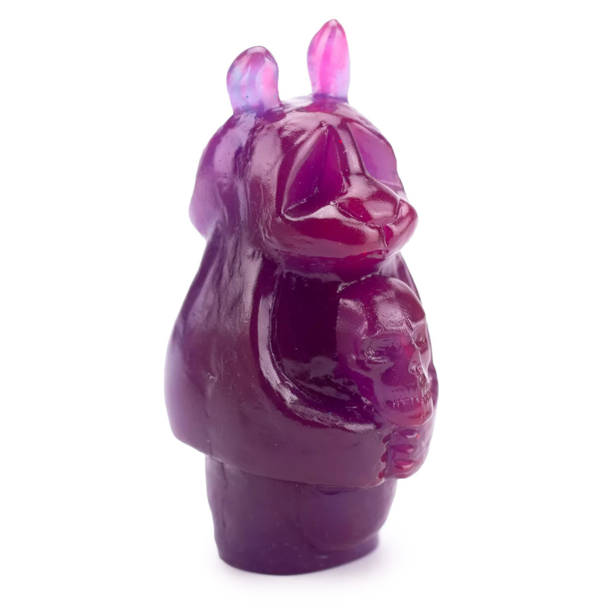 Sad Panda Purple Double Skull