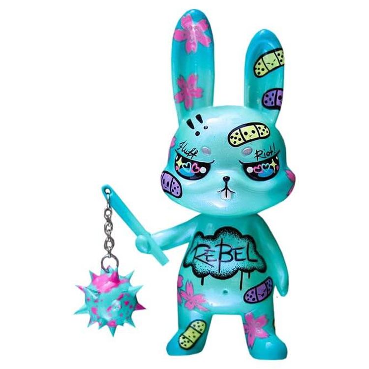 Sakura Rebel Mace Riot Bunny by Fluff Riot (Kristy Kitsune)