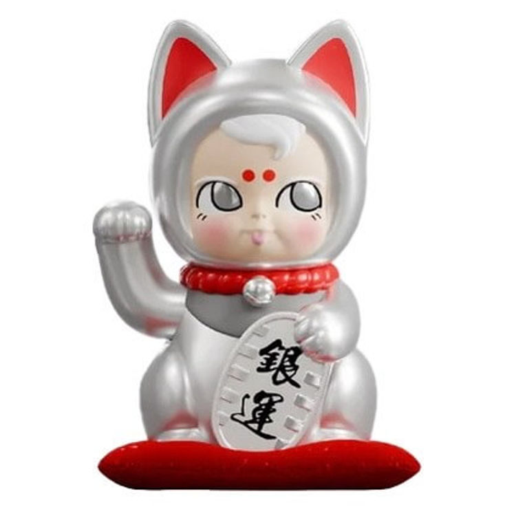 Sam Sam Fortune Cat - Silver Luck (Hidden) by Kenny Wong