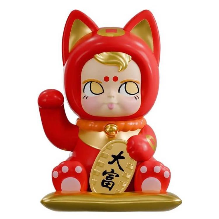 Sam Sam Fortune Cat 2.0 (Red) by Kenny Wong