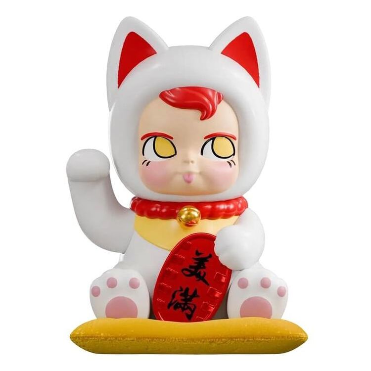 Sam Sam Fortune Cat 2.0 (White Red) by Kenny Wong