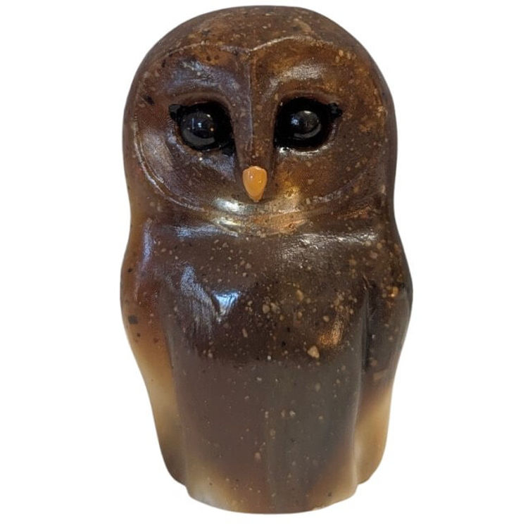 Sandy Stone Barn Owl by Hazel Owlery