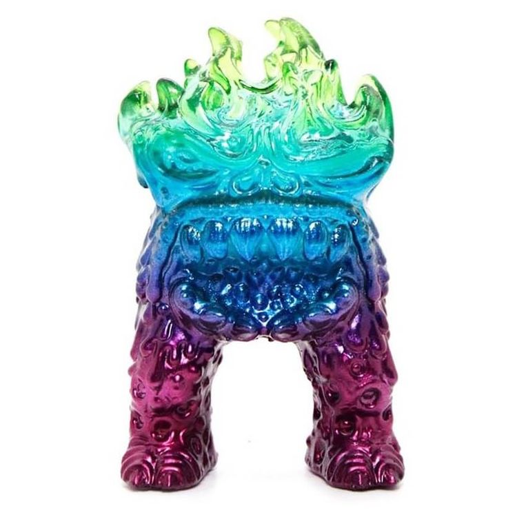 Santa Gula Mini Blue Purple by Bendito Calabazo