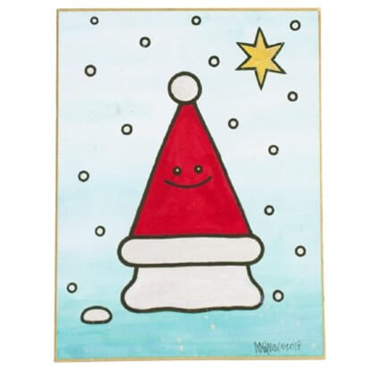 Santa moo with painting set