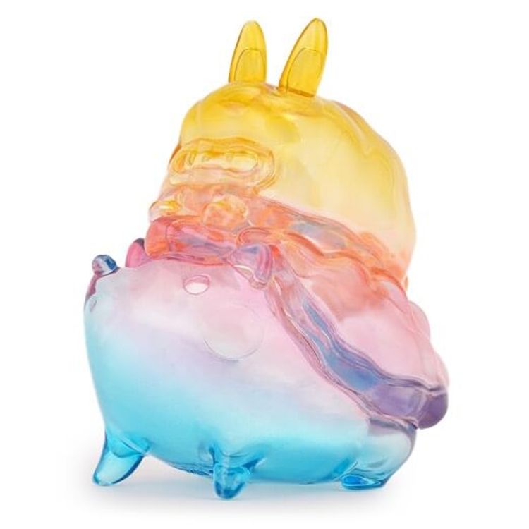 Season Hedgehog Bunny May Rainbow Orange by Luyao Designs