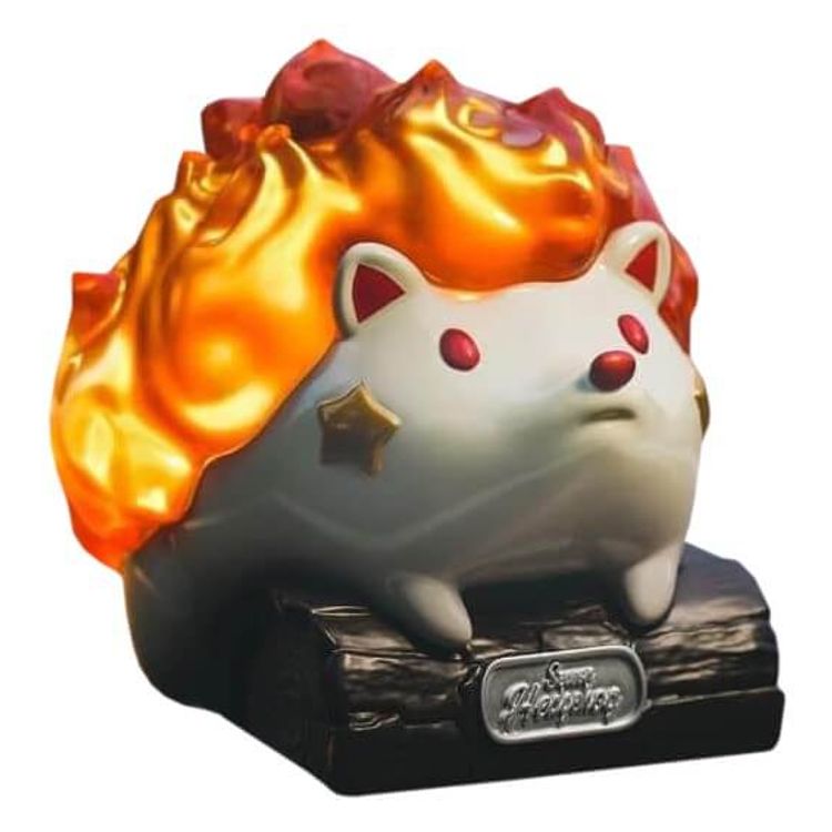 Season Hedgehog Camping Flame by Luyao Designs