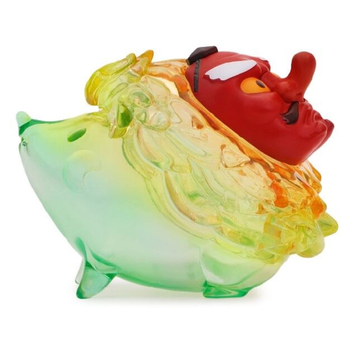 Season Hedgehog Clear Green Tengu Mask